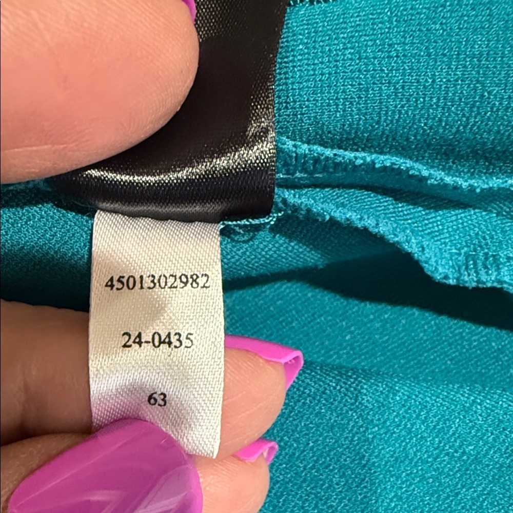 White House Black Market Teal Blazer, Size 6 - Picture 9 of 11